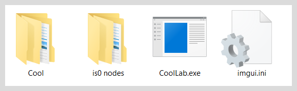 All the files required by CoolLab.exe